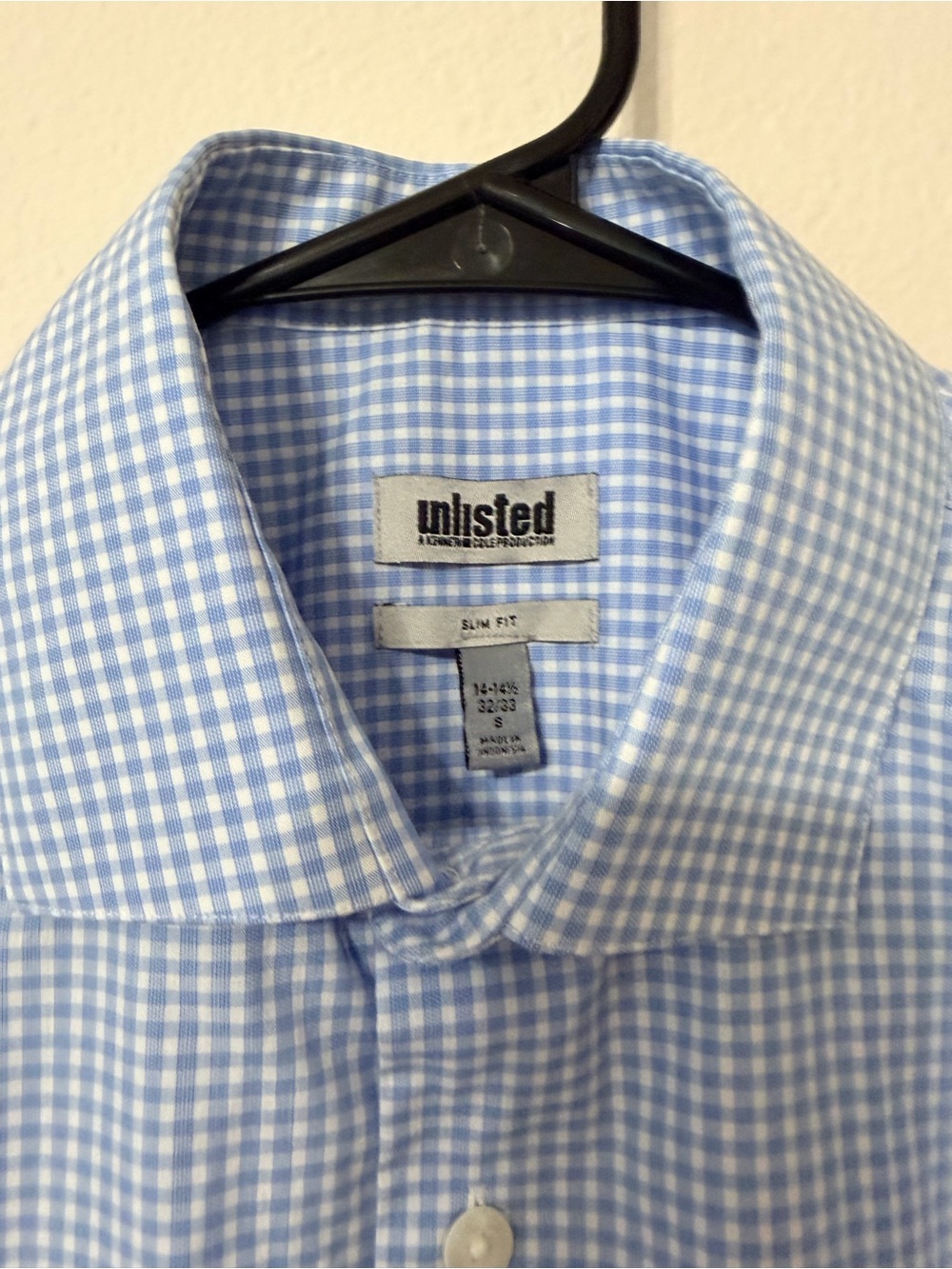 Unlisted Men’s button shirt 14-14 1/2 32/33 - Picture 4 of 7